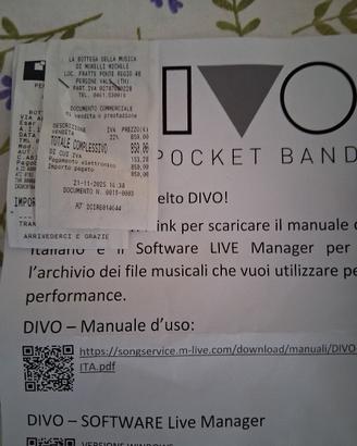 macchina "Divo"per karaoke 