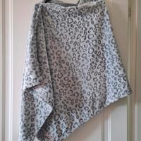 poncho leopardato
