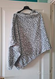 poncho leopardato