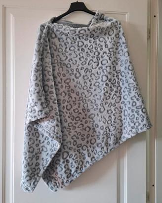 poncho leopardato