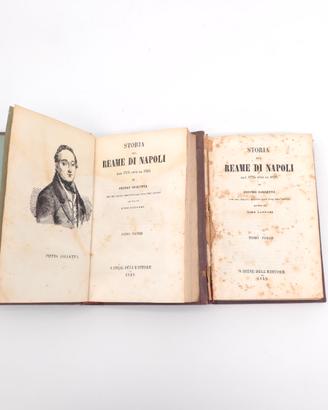 Libro Antico Storia Reame Di Napoli Colletta 1848