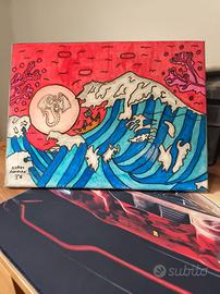 QUADRO DI ONDA DI HOKUSAI