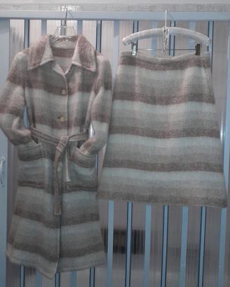 Completo Tailleur Vintage anni 60 Lana Mohair