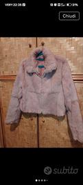 giacca in Lapin rosa tg S 