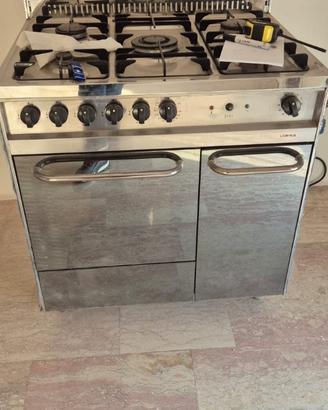 Cucina a gas 80 × 60 con Forno e Vano LOFRA