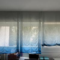 Tende a pacchetto azzure per interno largh. 115 cm
