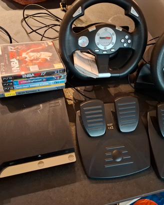 ps3 giochi e volanti con pedaliera