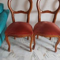Bellissime 4 sedie stile Luigi Filippo