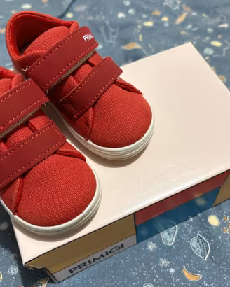 Scarpe Primigi rosse -Taglia 21 -scatola originale