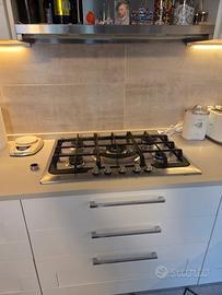 Piano cottura gas 5 fuochi