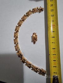 bracciale +spilla 