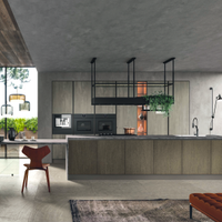 Cucina Lineare 3m Cappa a Vista