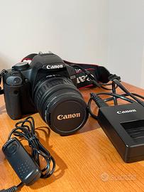Canon EOS 500D + obiettivo 18-55 mm + accessori