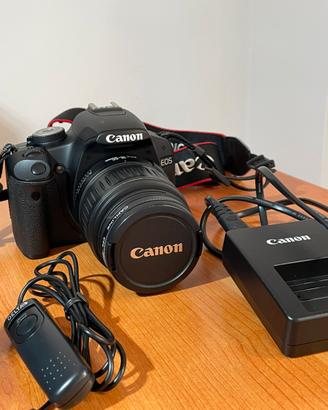 Canon EOS 500D + obiettivo 18-55 mm + accessori