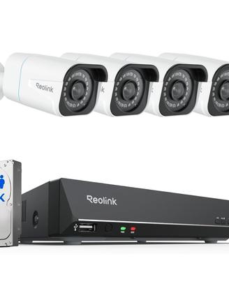 Reolink 4K PoE Kit Videosorveglianza Esterno
