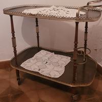 Tavolino Bar Vintage Anni 60 con Ruote – Carrello