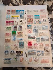 lotto n. 55 francobolli Norvegia 