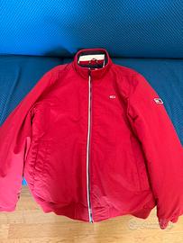 Giacca Tommy Hilfiger rossa imbottita TAGLIA S