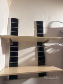 Scaffale da muro da 3 mensole