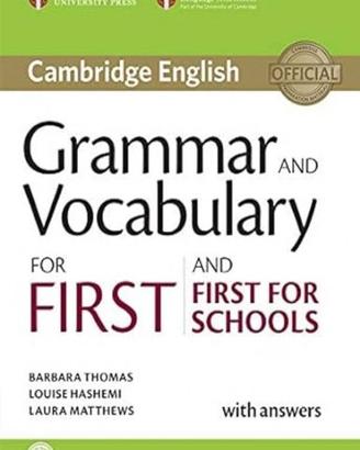 Grammar and vocabulary for first and first for s