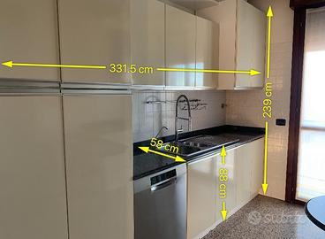 Cucina completa componibile con elettrodomestici