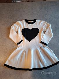 Abito molto carino Twin-Set bianco e nero 2-3 anni