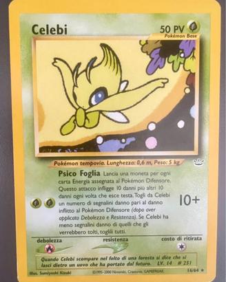 Celebi mazzo Neo Revelation