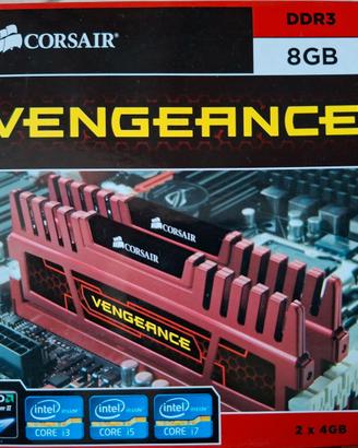 Set Ram DDR3 da 8GB (2x4GB) e 4GB (2x2GB)