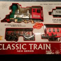 Trenino natalizio con rotaia pista Elettrica