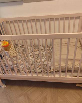 Lettino bambini Dili Best Natural Rosa Talco9