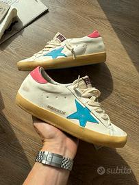 Golden Goose Superstar Private Rosa e Azzurre