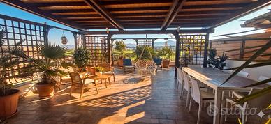 Attico 125mq.+pergola 80mq. Lastrico 200mq. escl