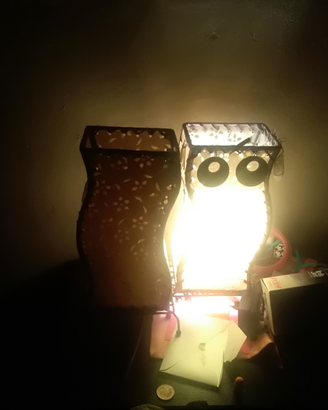 Coppia di lampade da comodino