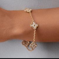 Bracciale quadrifoglio