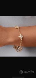 Bracciale quadrifoglio