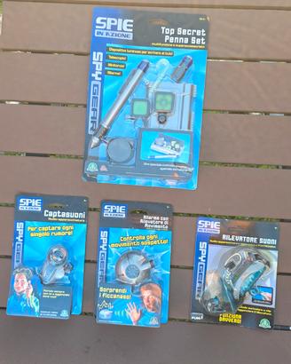 Lotto 4 Spy Gear Spie in Azione Giochi Preziosi