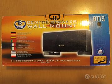 B-Tech BT15 Center Speaker Wall Mount nero