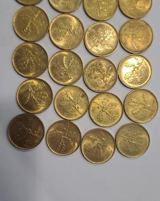 Monete da 20 lire italiane