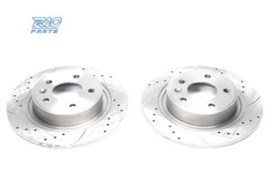 DISCHI FRENO PER DAEWOO CHEVROLET FORATI SCANALATI