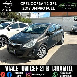 OPEL CORSA 1.2 GPL 2013 UNIPRO FULL