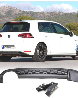 DIFFUSORE VOLKSWAGEN GOLF 7 12-17 LOOK GTI DOPPIA 