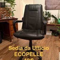 Sedia Ufficio in Ecopelle