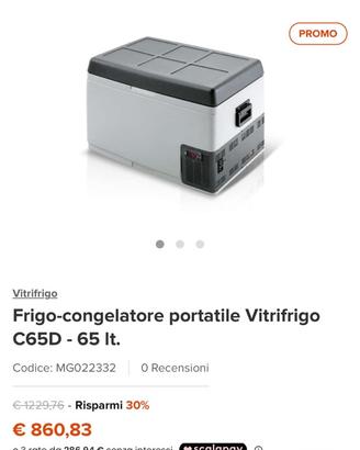 Frigor portatile Vitrifrigo 12/24/230 Volt