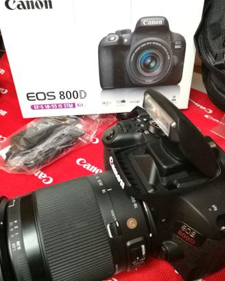 CANON 800D, WIFI, 24mp