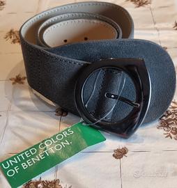 Cintura Grigia  scamosciata Benetton