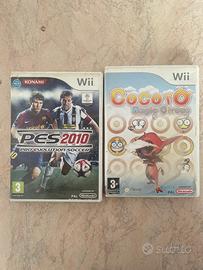 2 Giochi Nintendo Wii PES 2010 Cocoto Magic Circus