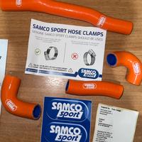 Kit tubi radiatore Samco Sport arancione KTM
