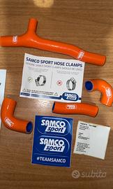 Kit tubi radiatore Samco Sport arancione KTM