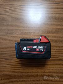 Batteria Milwaukee M18 5ah