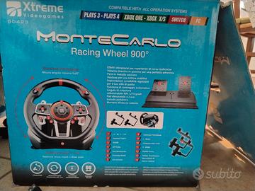 Volante Montecarlo con pedaliera
